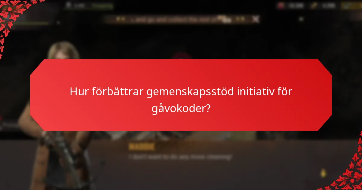 Vilka typer av fanskapelser leder till gåvokoder?