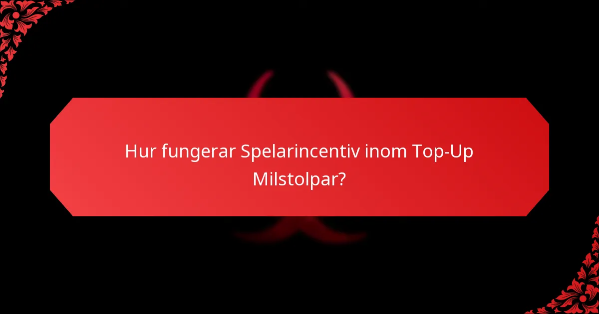 Vad är Belöningsnivåerna kopplade till Top-Up Milstolpar?