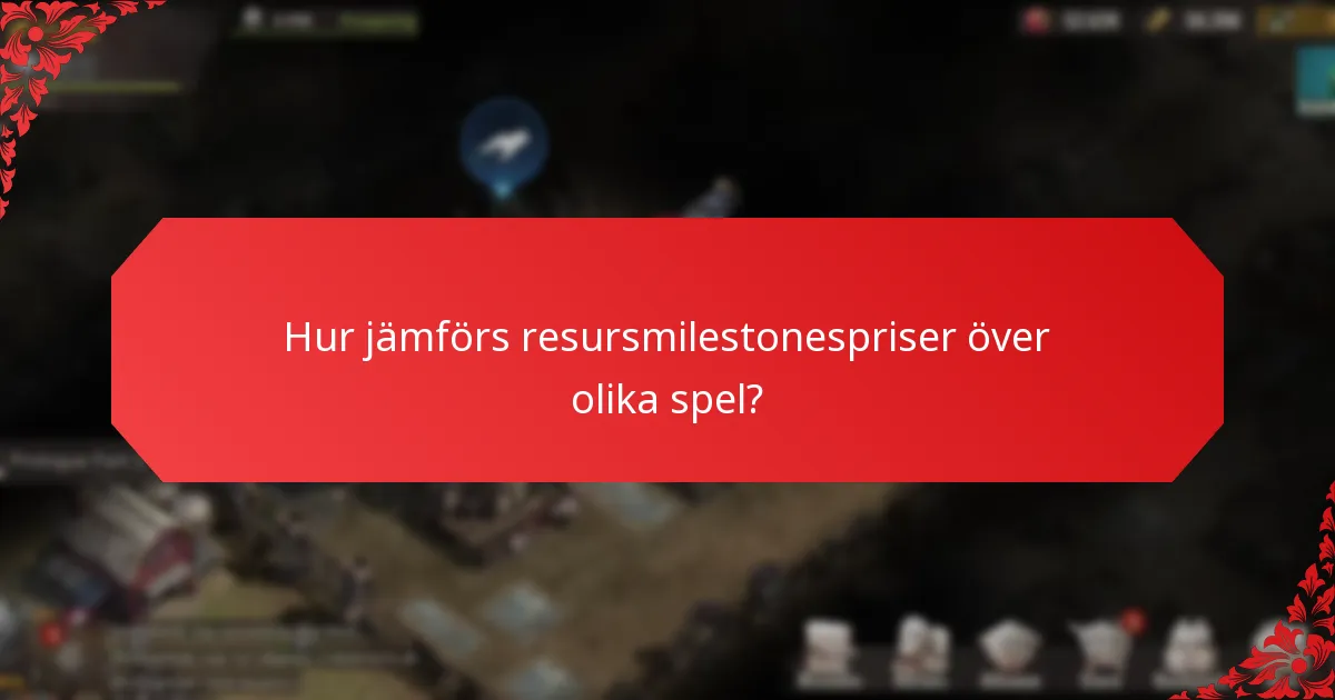 Vilka typer av resurser finns tillgängliga i resursmilestonespriser?