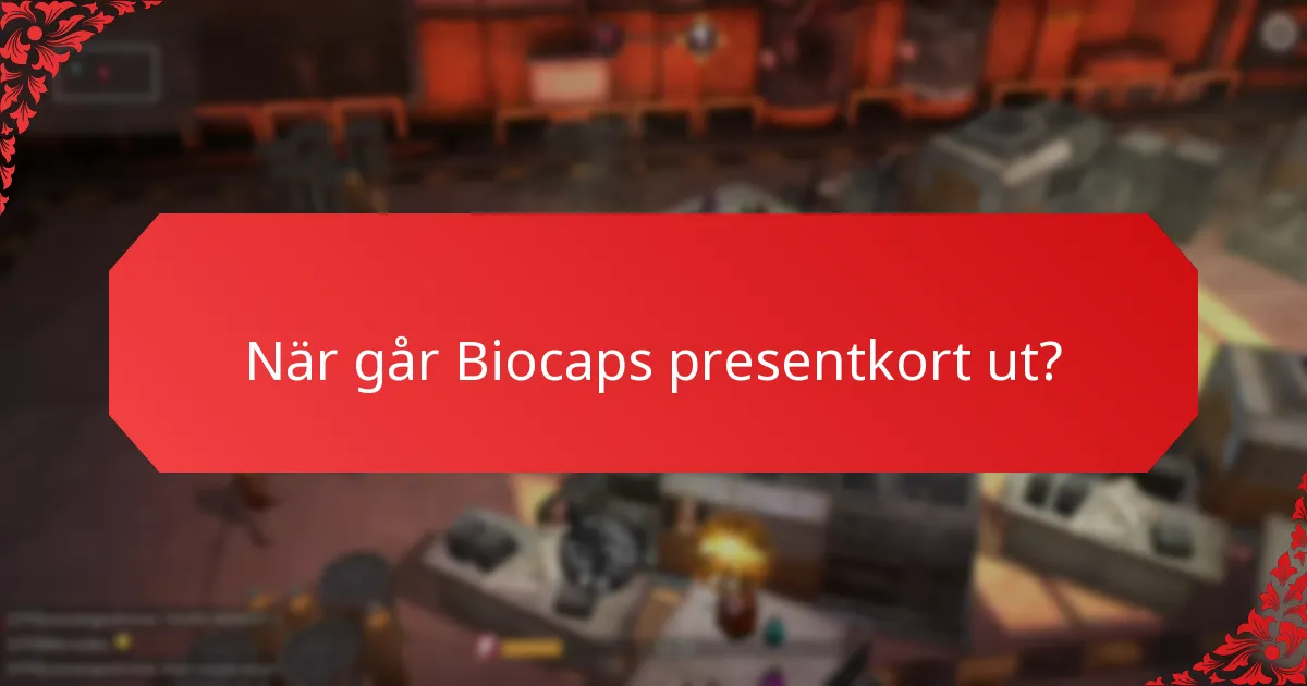 Var kan du lösa in Biocaps presentkort?