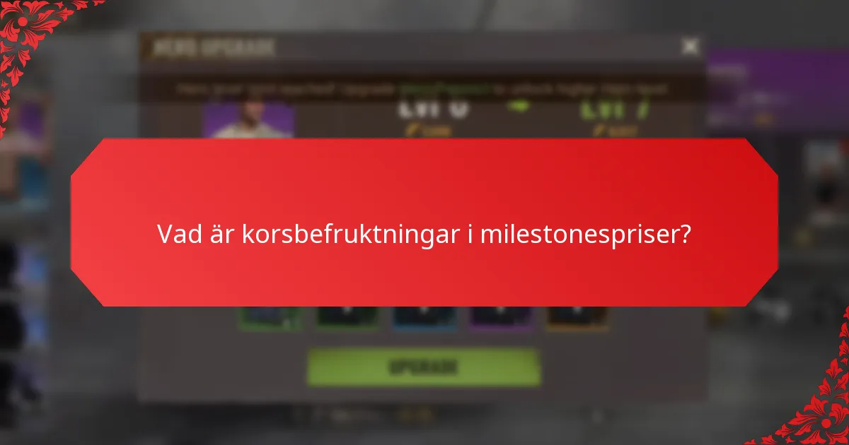 Hur är delade belöningar strukturerade i milestonespriser?