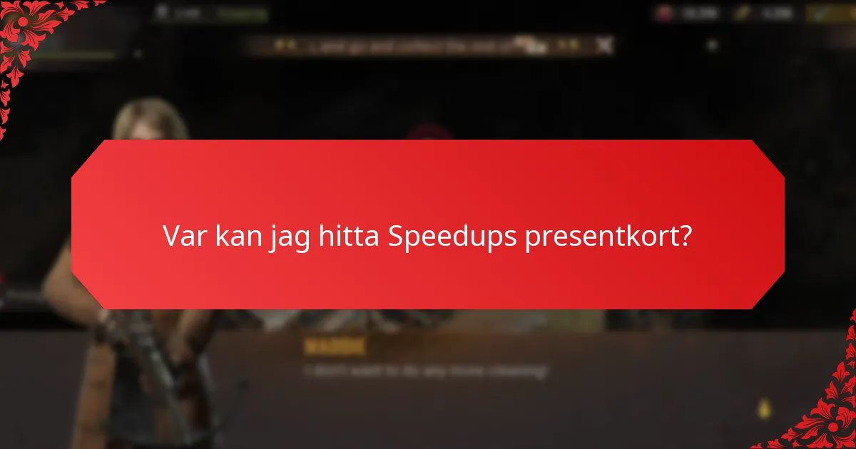 Vilka Speedups presentkort ger bäst värde?