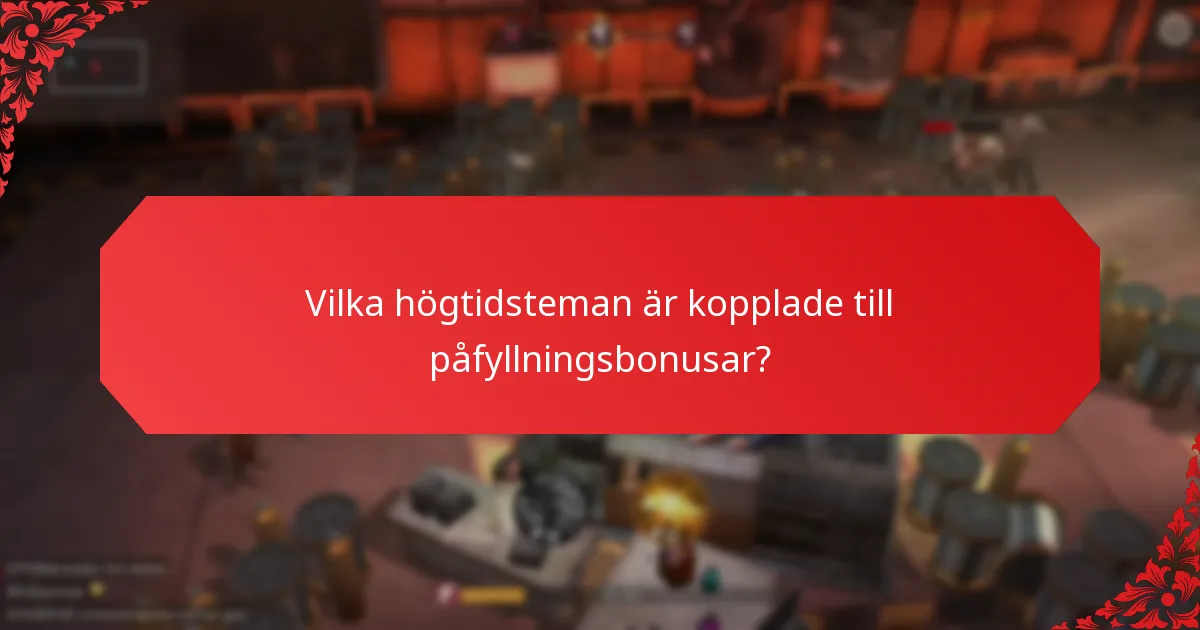 Hur jämförs säsongsbaserade påfyllningsbonusar över olika spel?